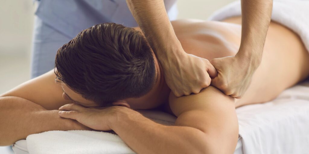 Sesión completa de masaje terapéutico y deportivo