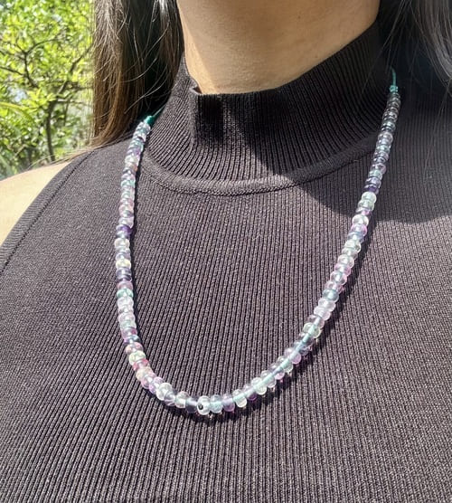 Collar de Cuentas de Fluorita