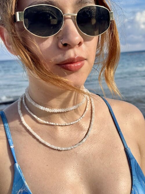 Gargantilla de piedra luna puca