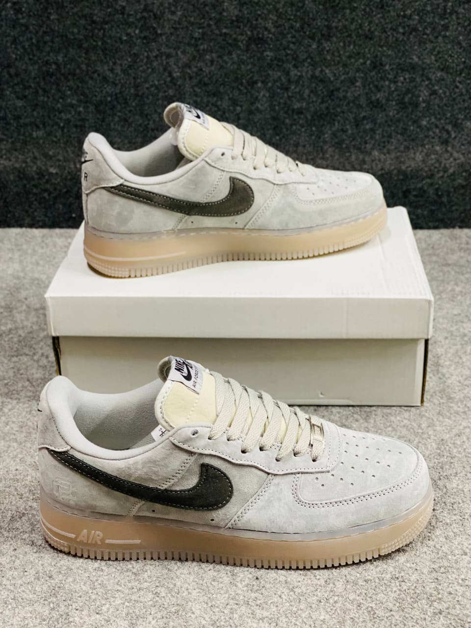 Nike Air Force 1 Low White Reigning Champ Dark Grey 1:1
