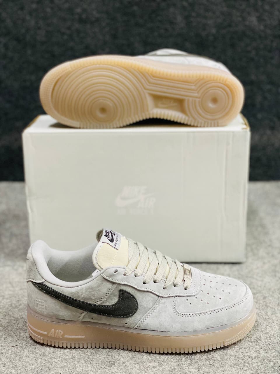 Nike Air Force 1 Low White Reigning Champ Dark Grey 1:1