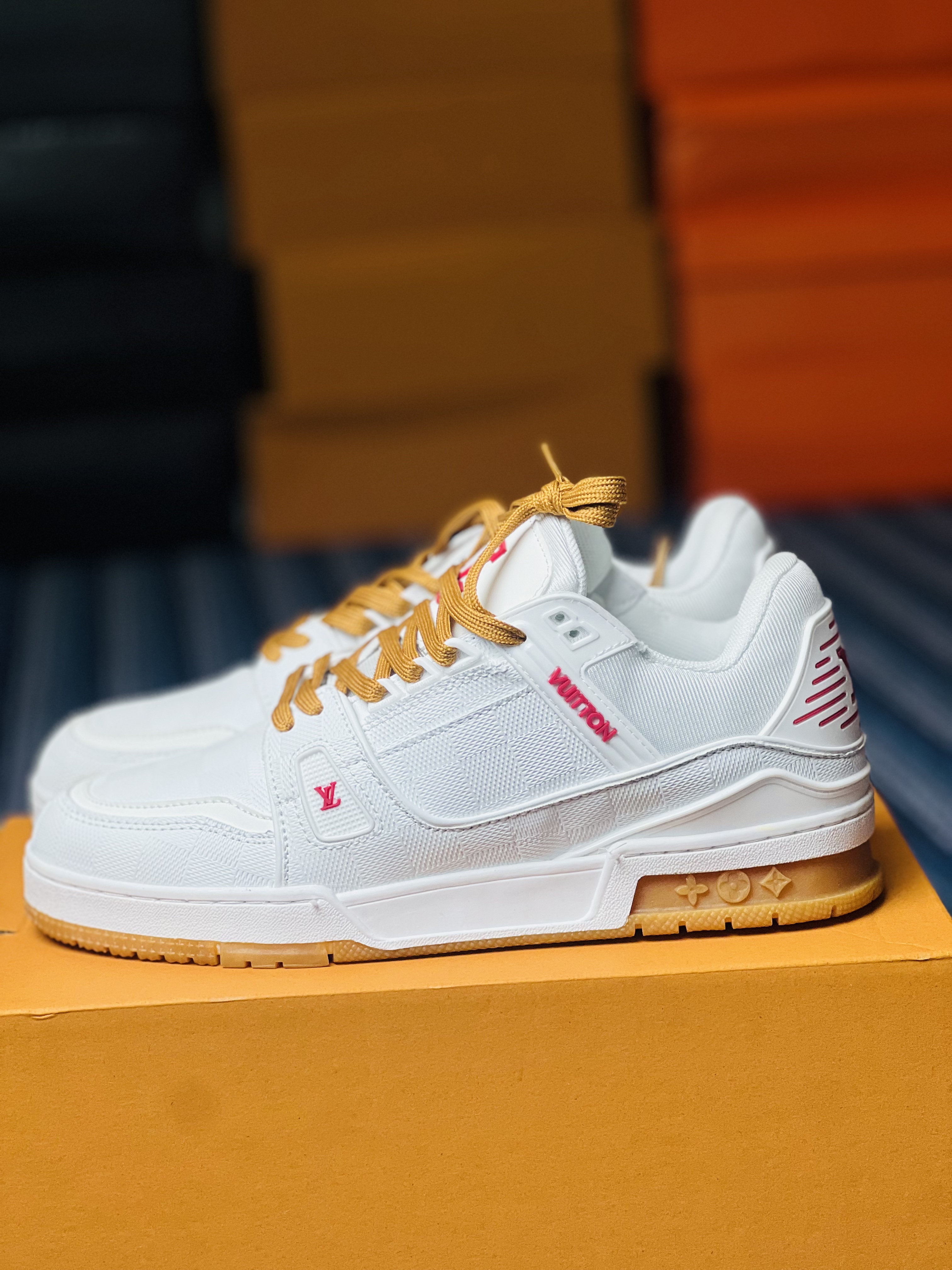 Louis Vuitton White Sneakers 1:1