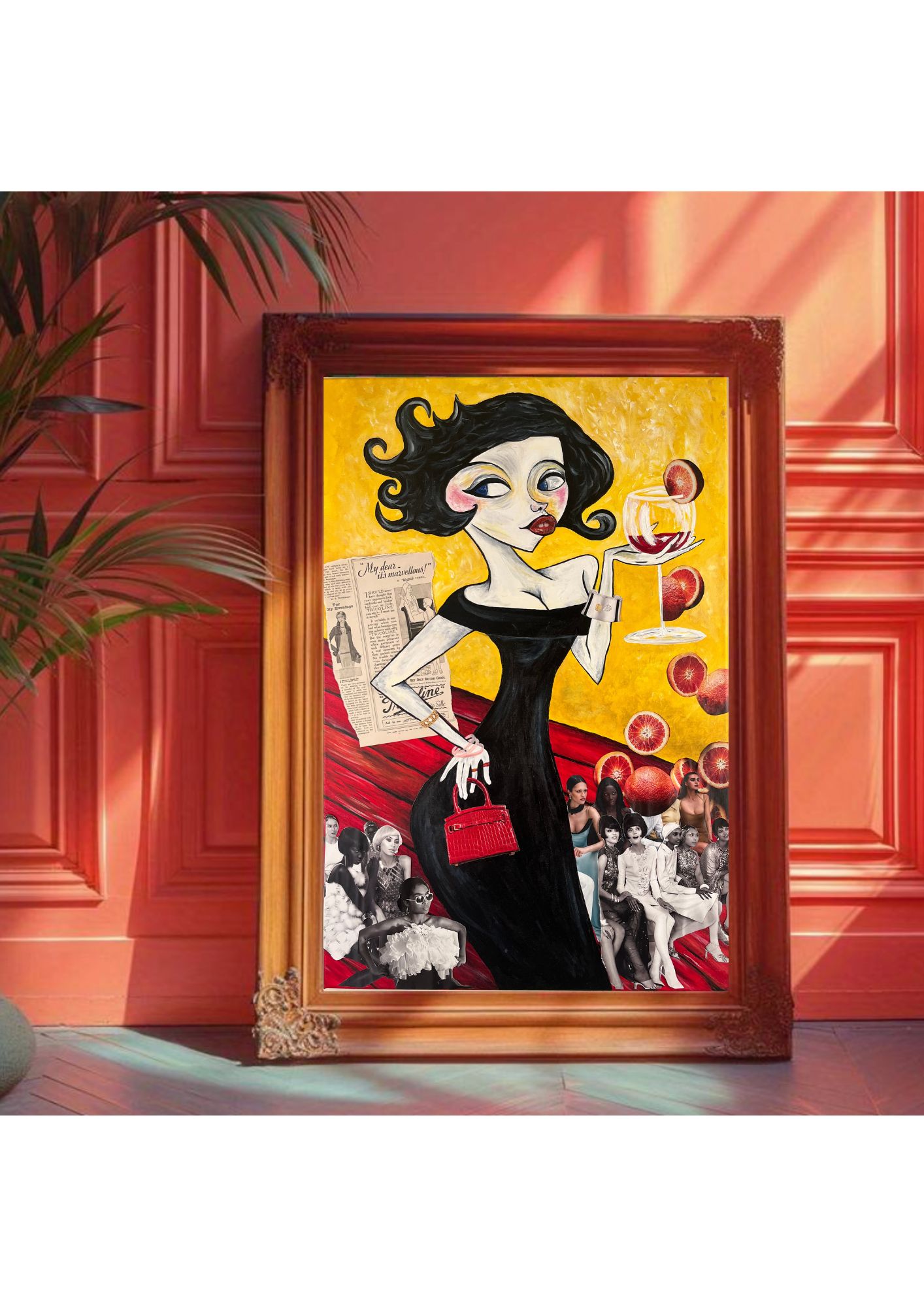 Chic Lady Art Print