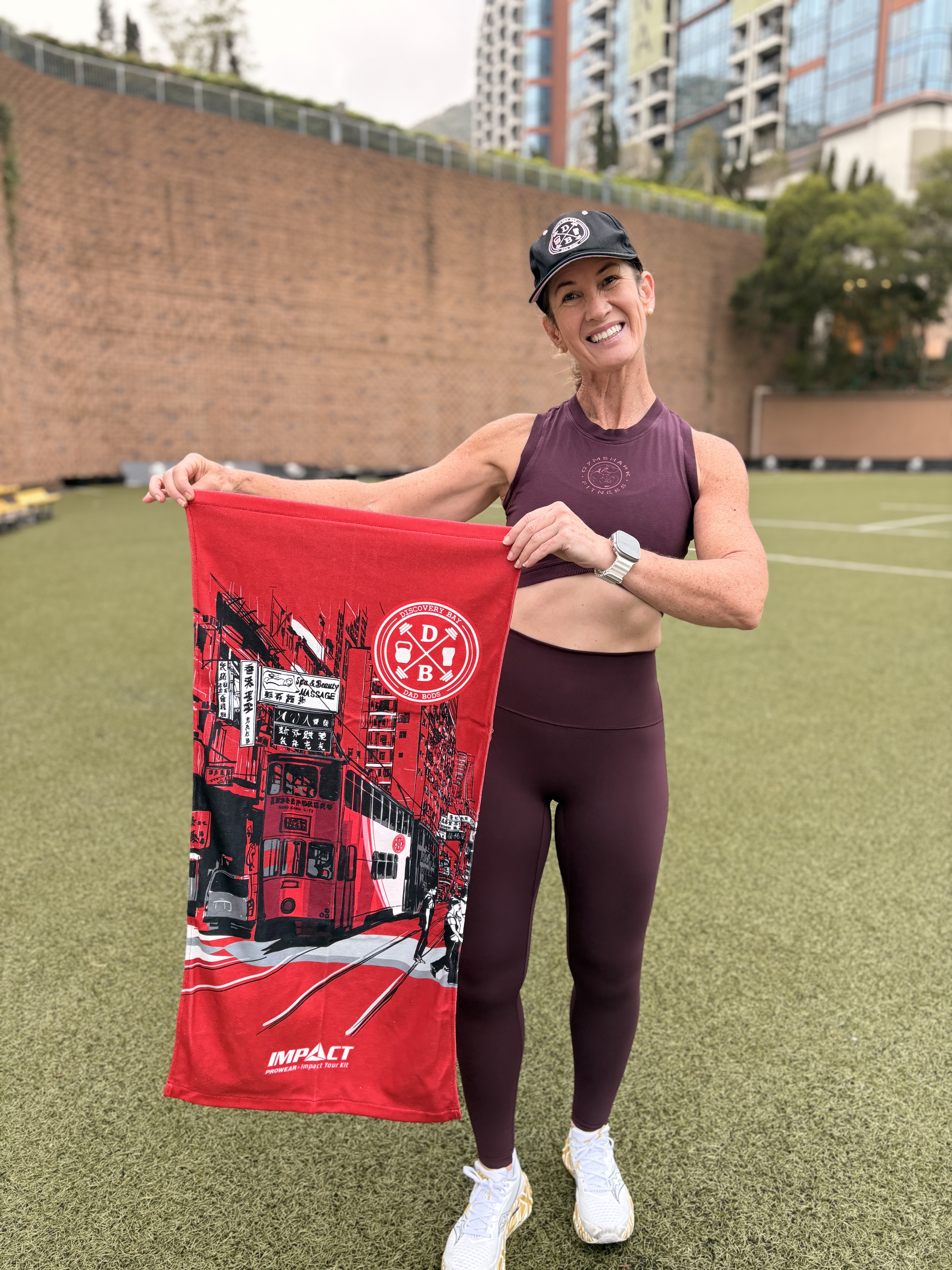 Hong Kong Tram Art Towel - Limited Edition