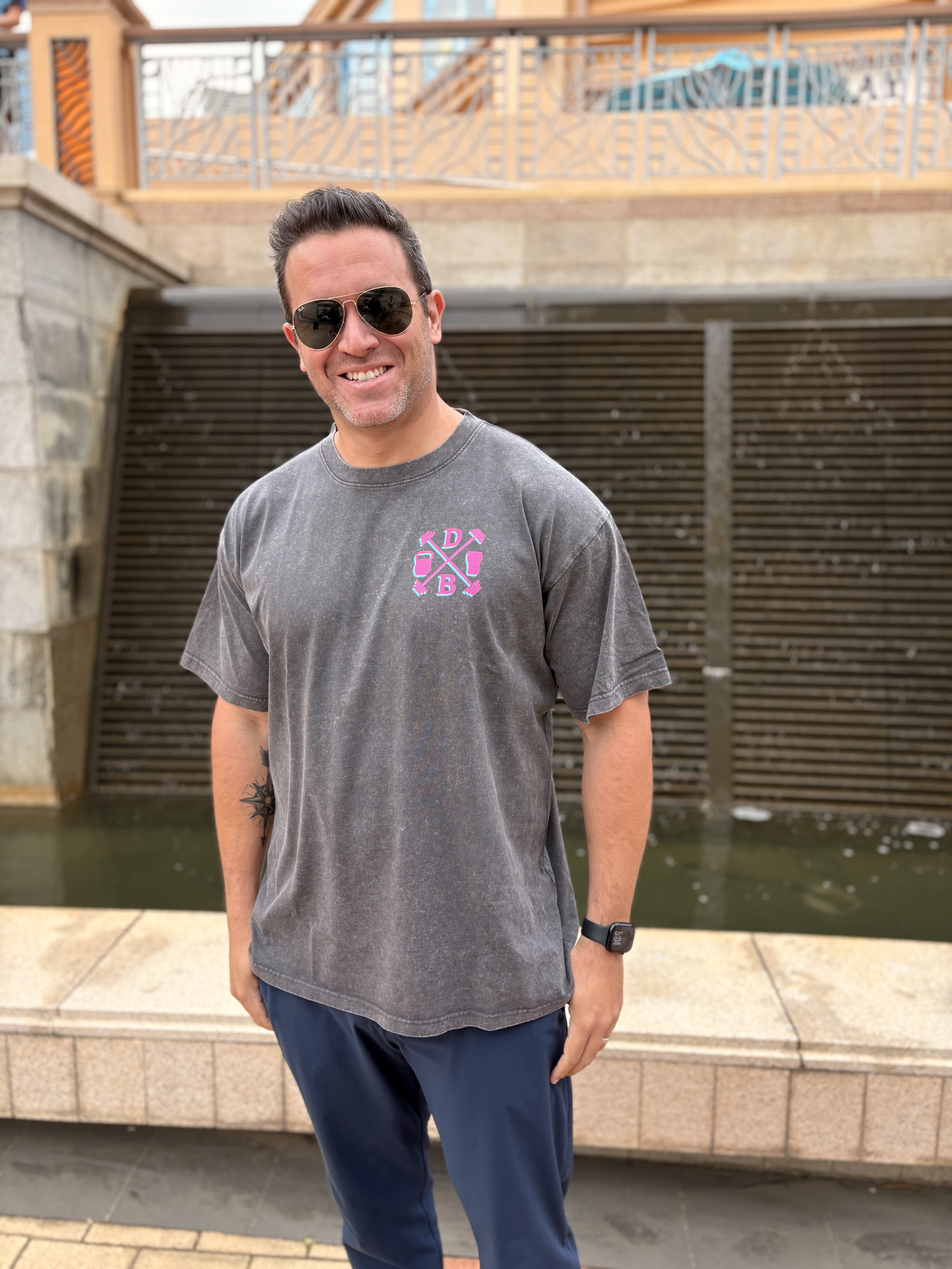 Dark Gray Graphic T-Shirt