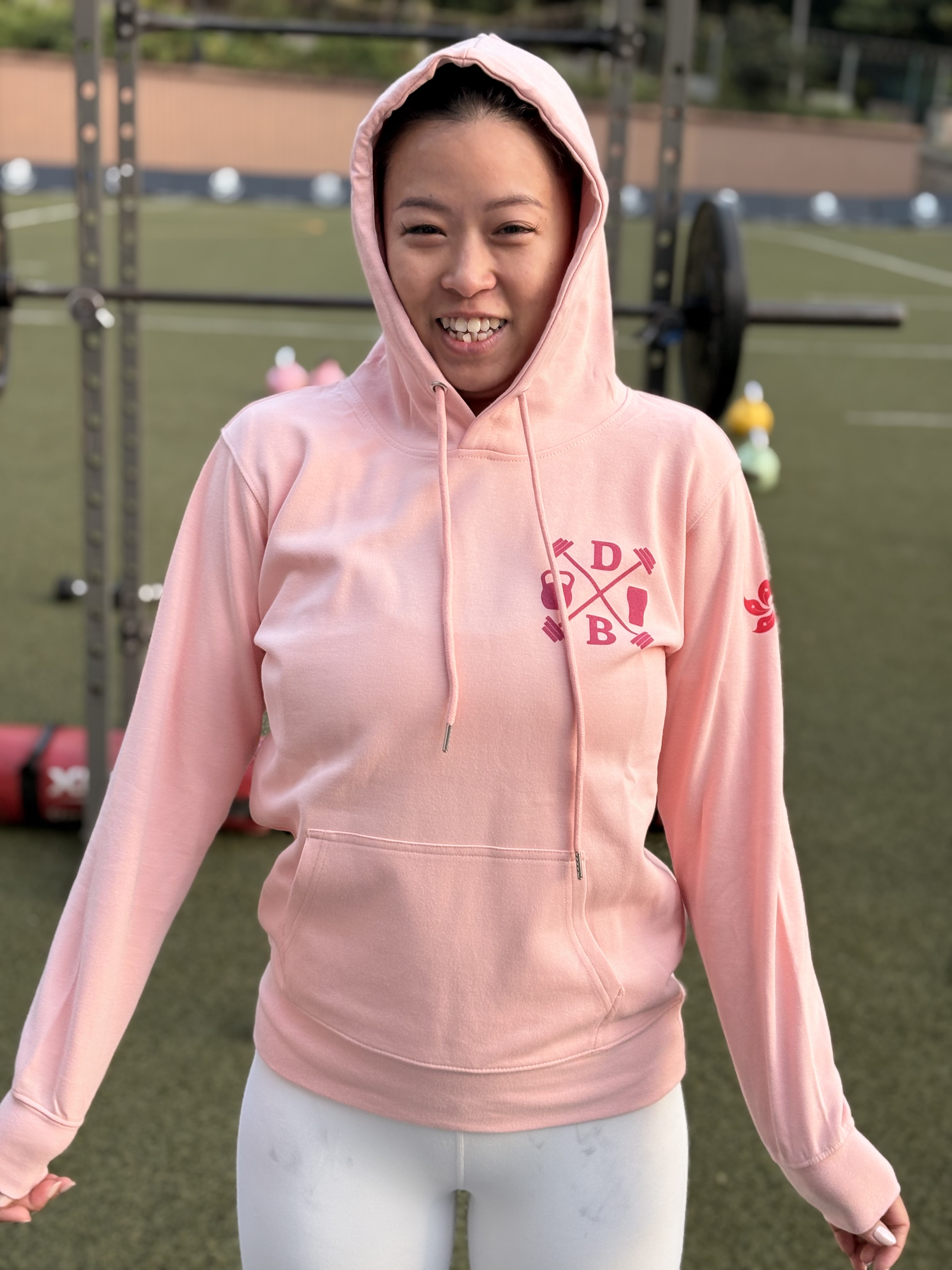 Pink Sports Hoodie