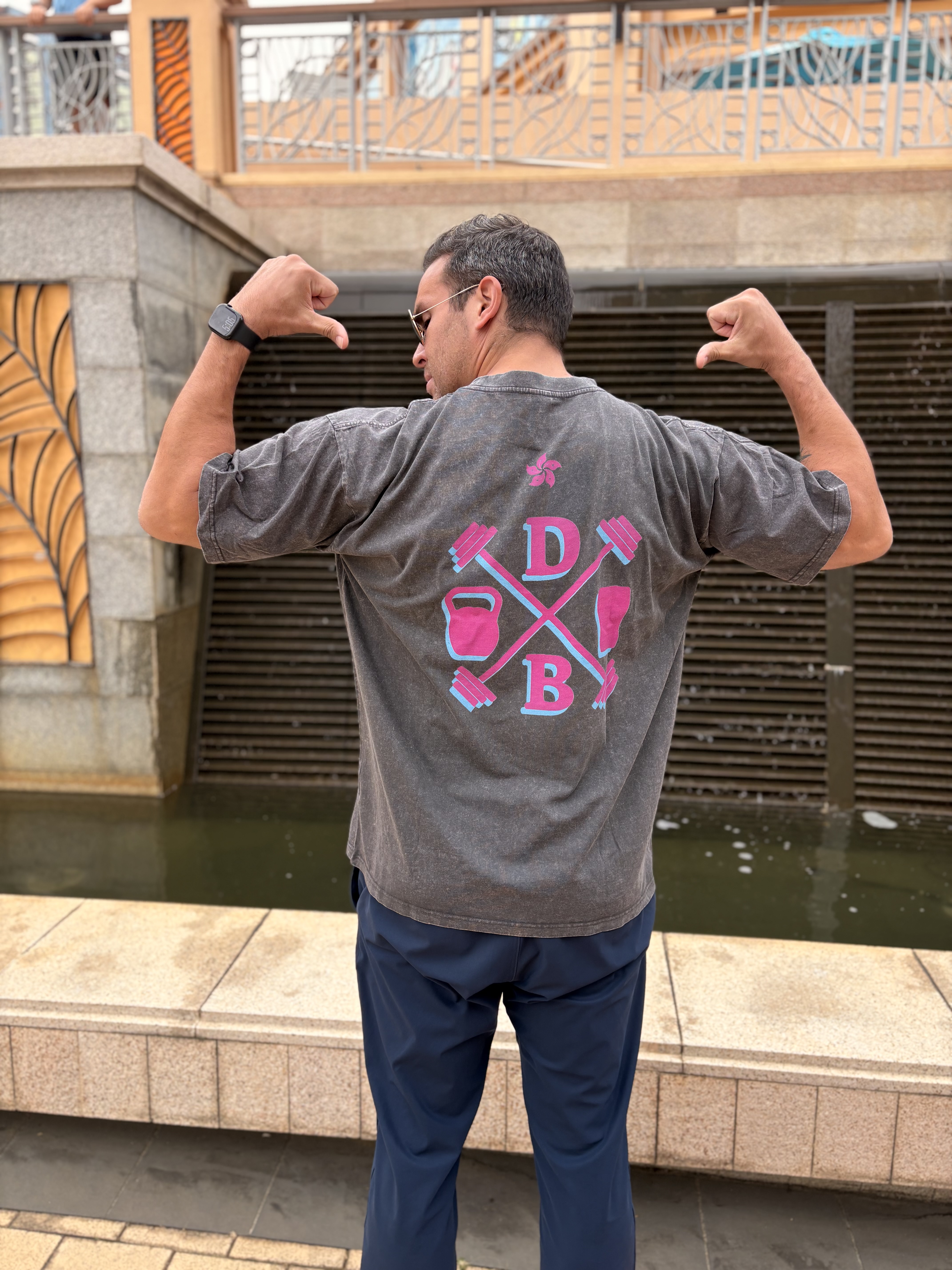 Dark Gray Graphic T-Shirt