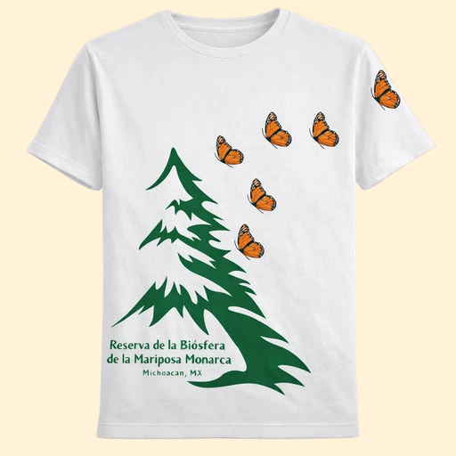 Playera Reserva de la Biósfera de la Mariposa Monarca