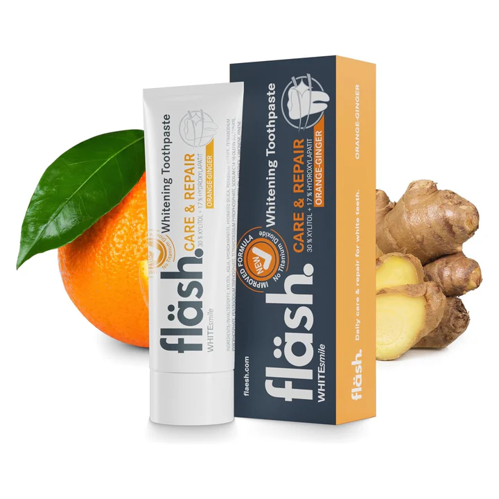 معجون أسنان فلاش بالعناية والإصلاح