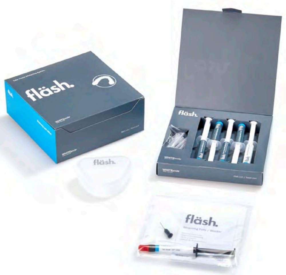 مجموعة تبييض الأسنان فلاش