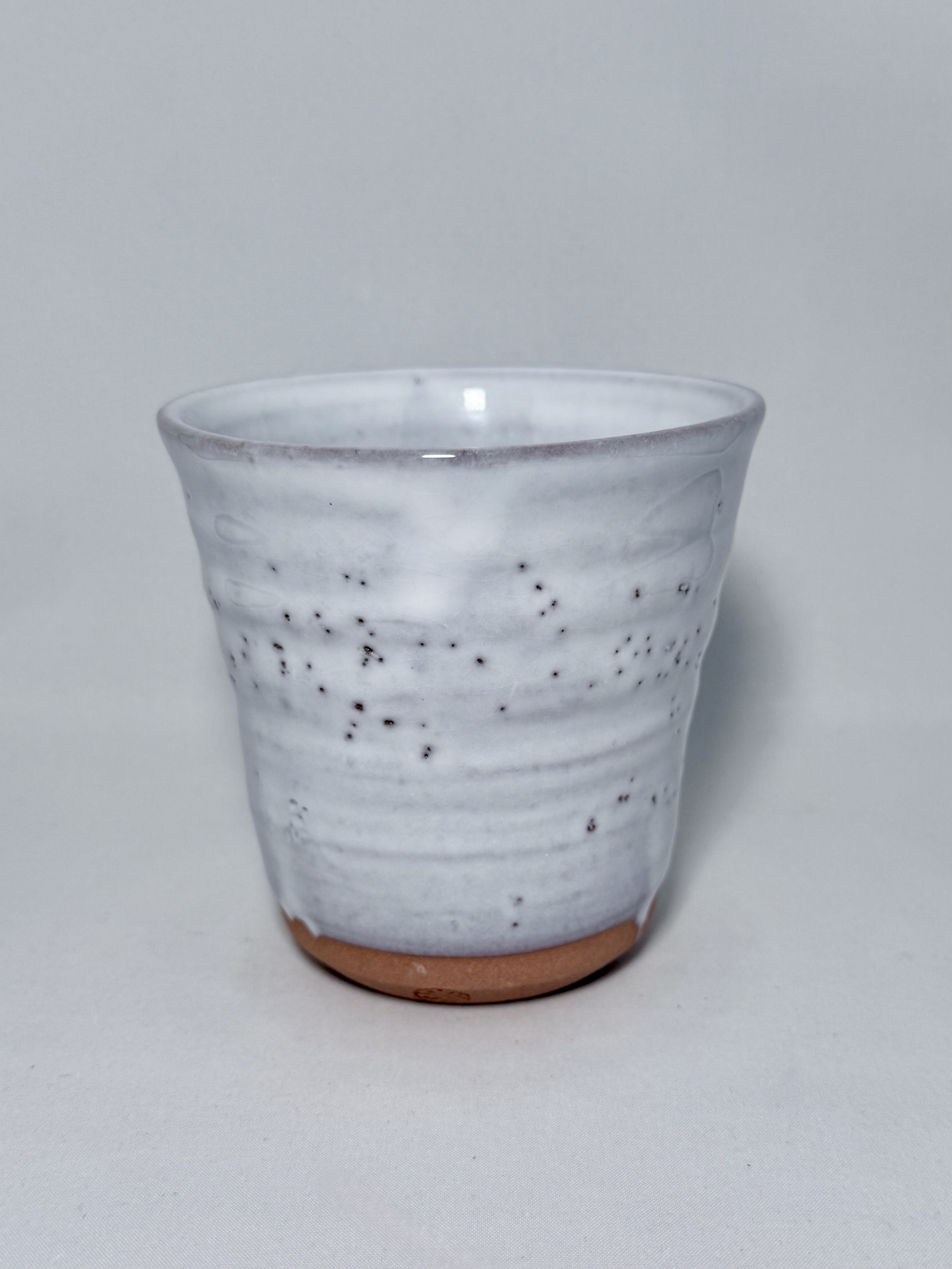 Odaiba Kiln Yunomi – White Speckled Glaze