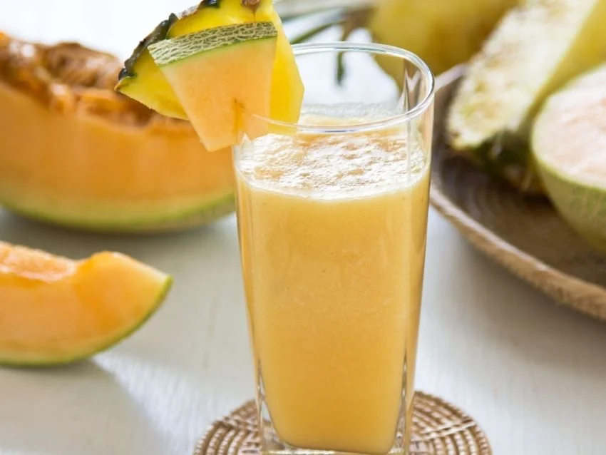 Melon with pineapple / Meolon con piña