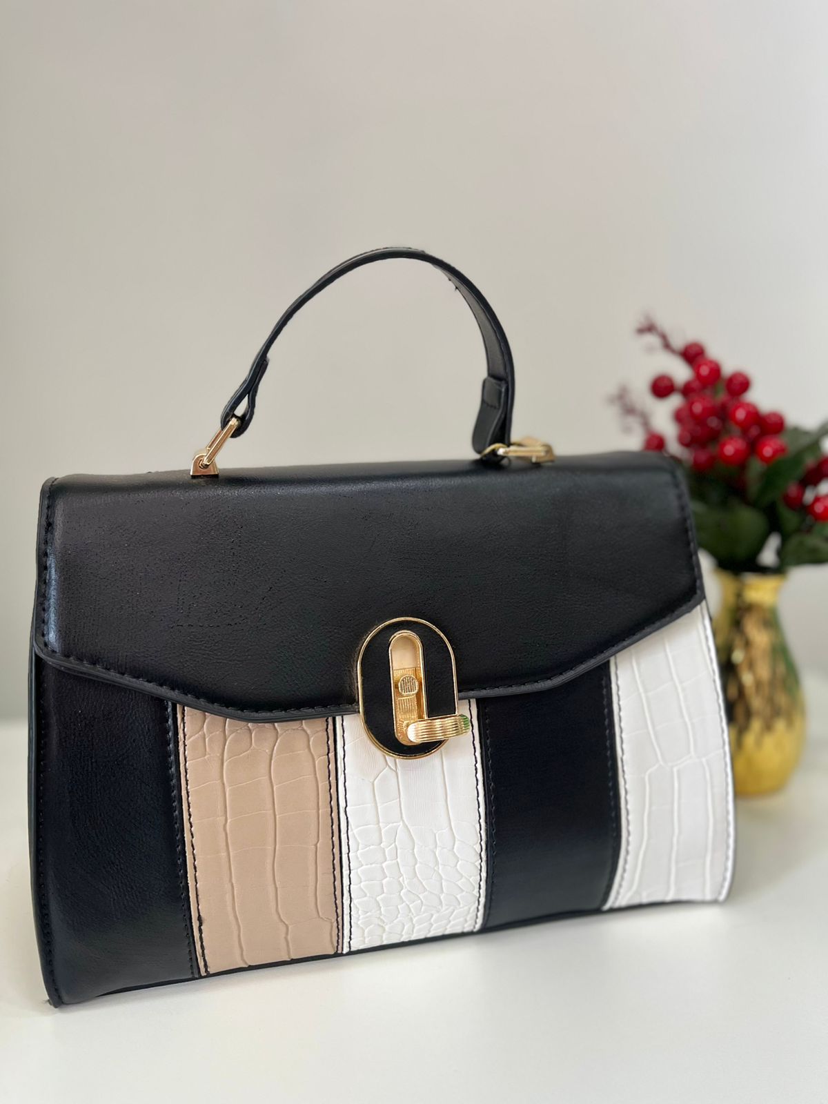 Bolsa Feminina Tricolor