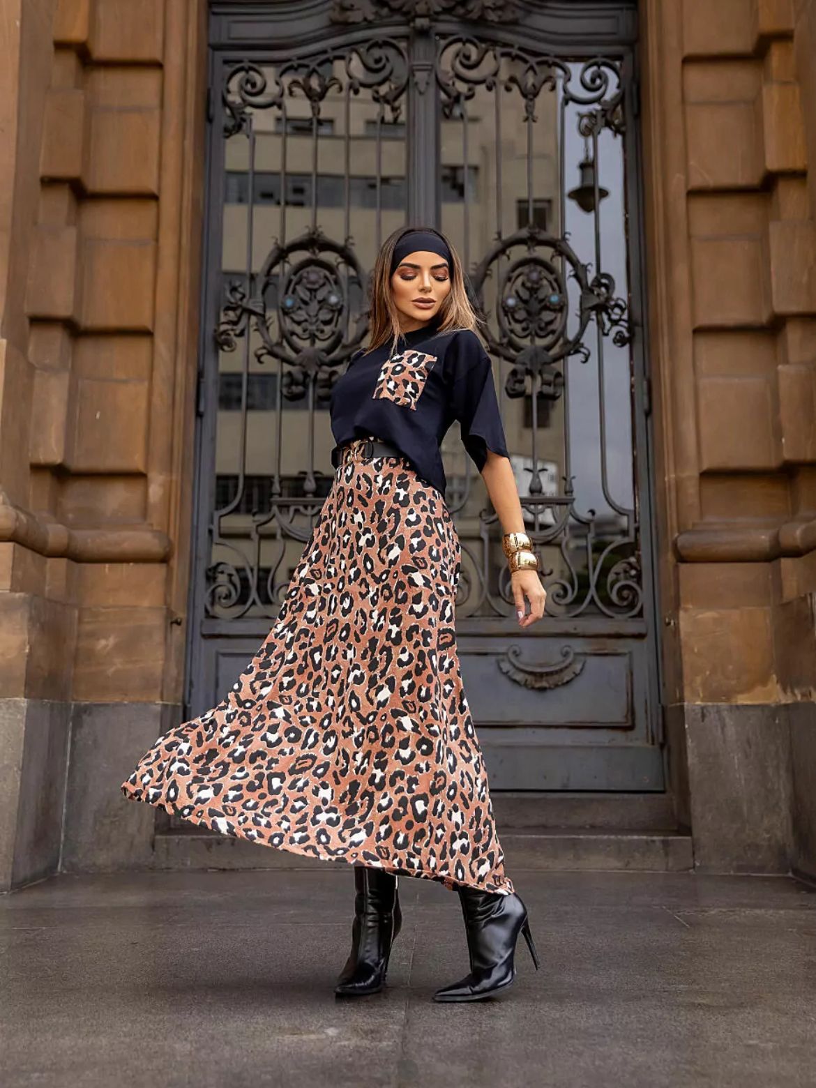 Conjunto animal print 