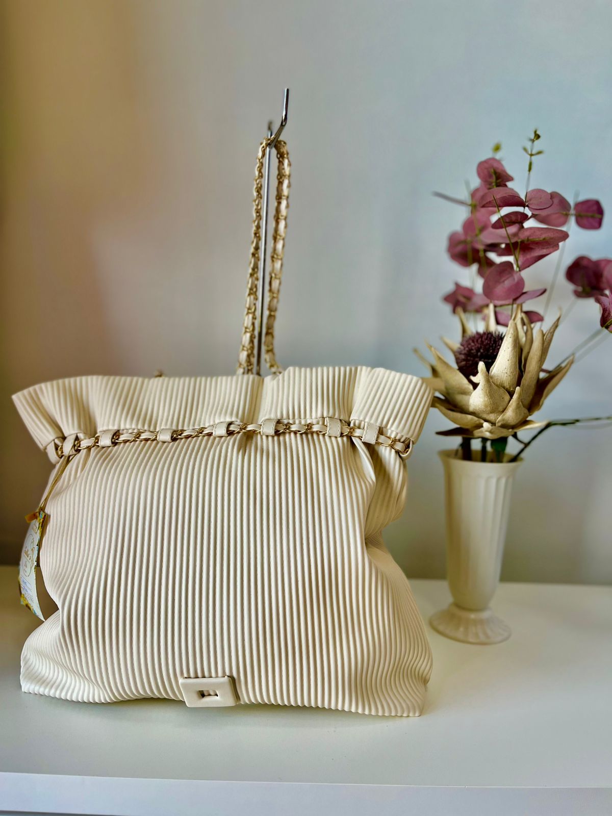 Bolsa Feminina Drapeada