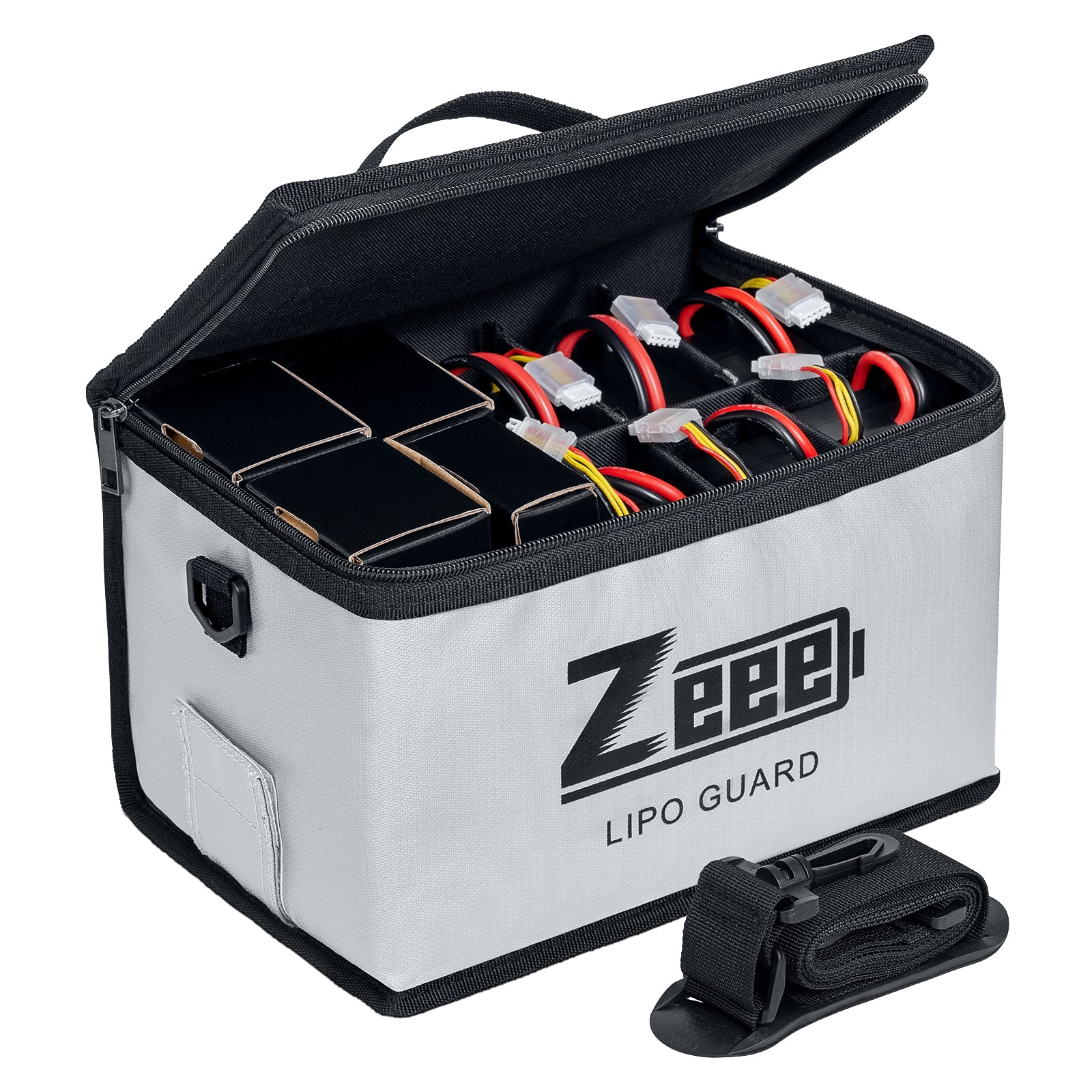 Zeee Lipo Battery Fireproof Safe Bag (10.6x6.7x6.7in)