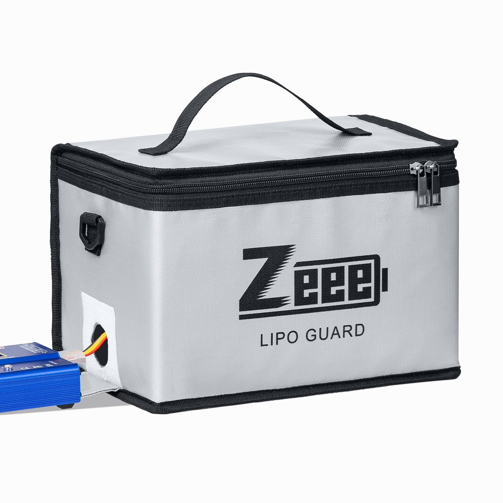 Zeee Lipo Battery Fireproof Safe Bag (10.6x6.7x6.7in)