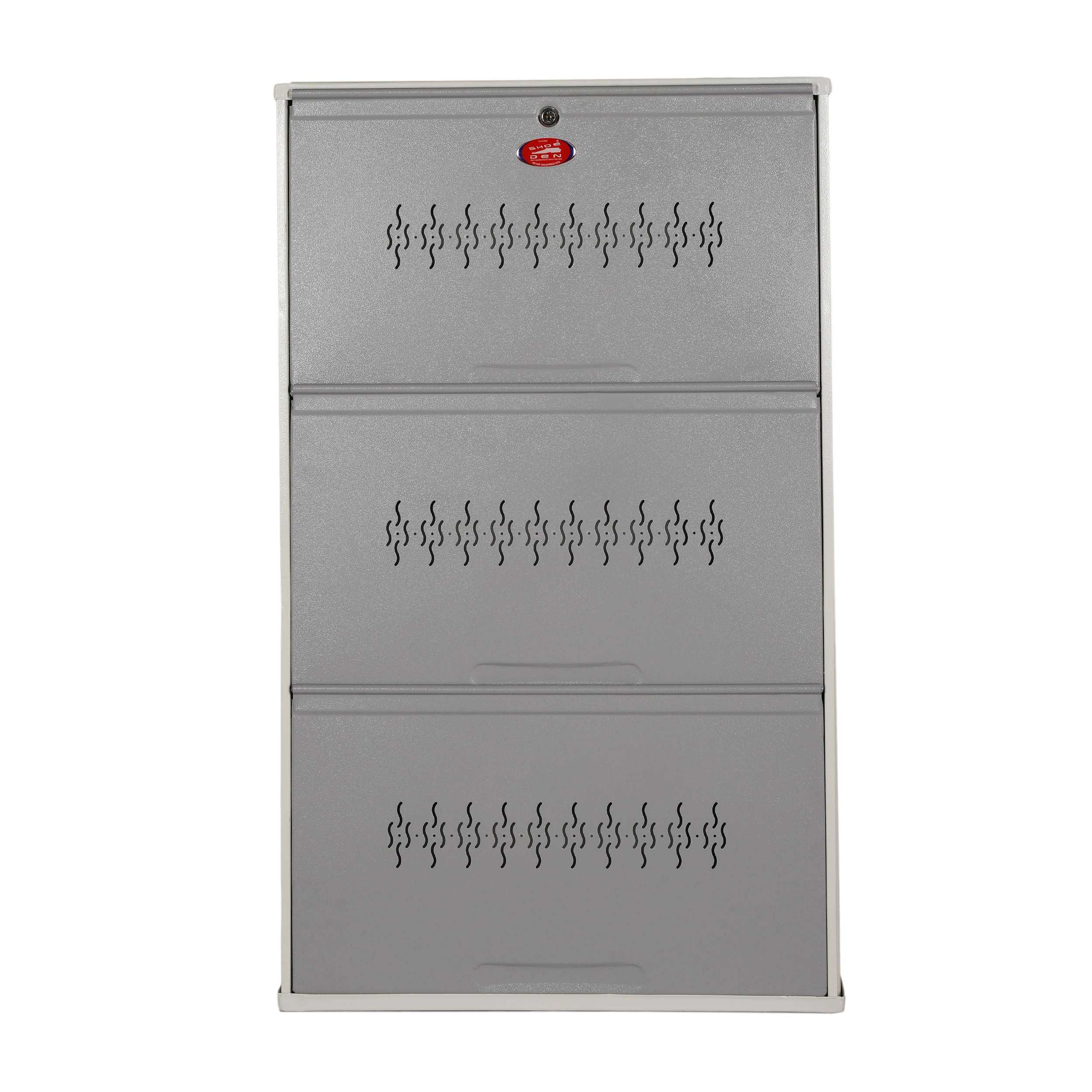 JUMBO 3-Door Steel Shoe Rack