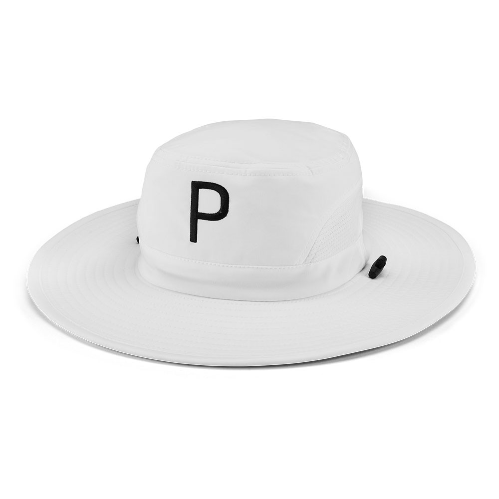 SOMBRERO - PUMA GOLF AUSSIE P BUCKET HAT (WHITE)
