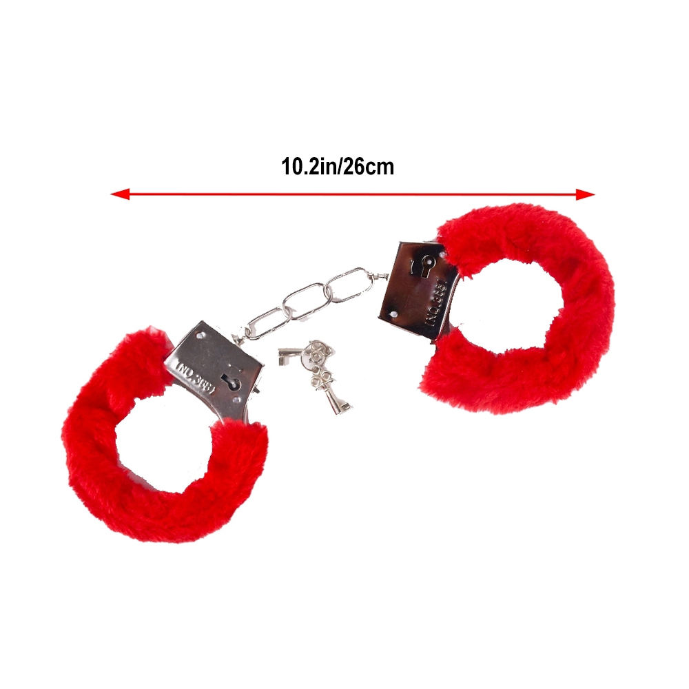 Love Shackles (Fuzzy Red Handcuffs)