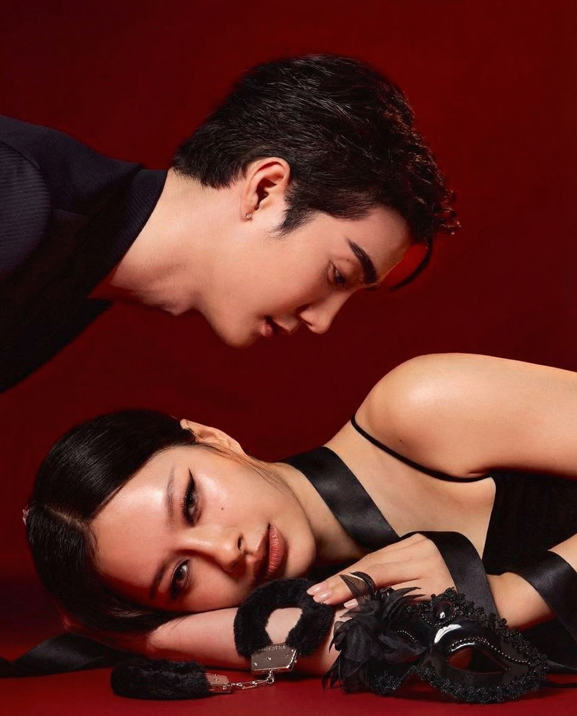 Love Shackles (Fuzzy Red Handcuffs)