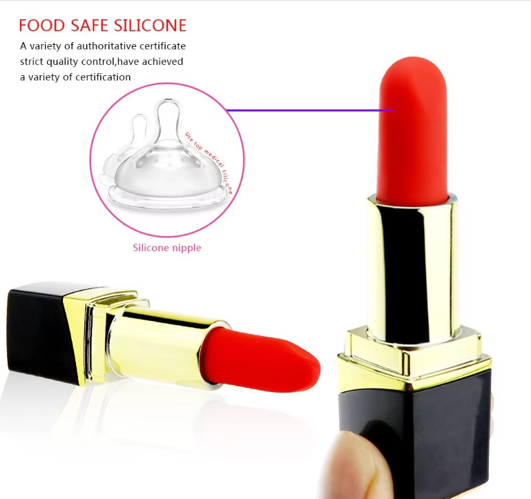 Lipstick Massager (Luxury Red Lipstick)