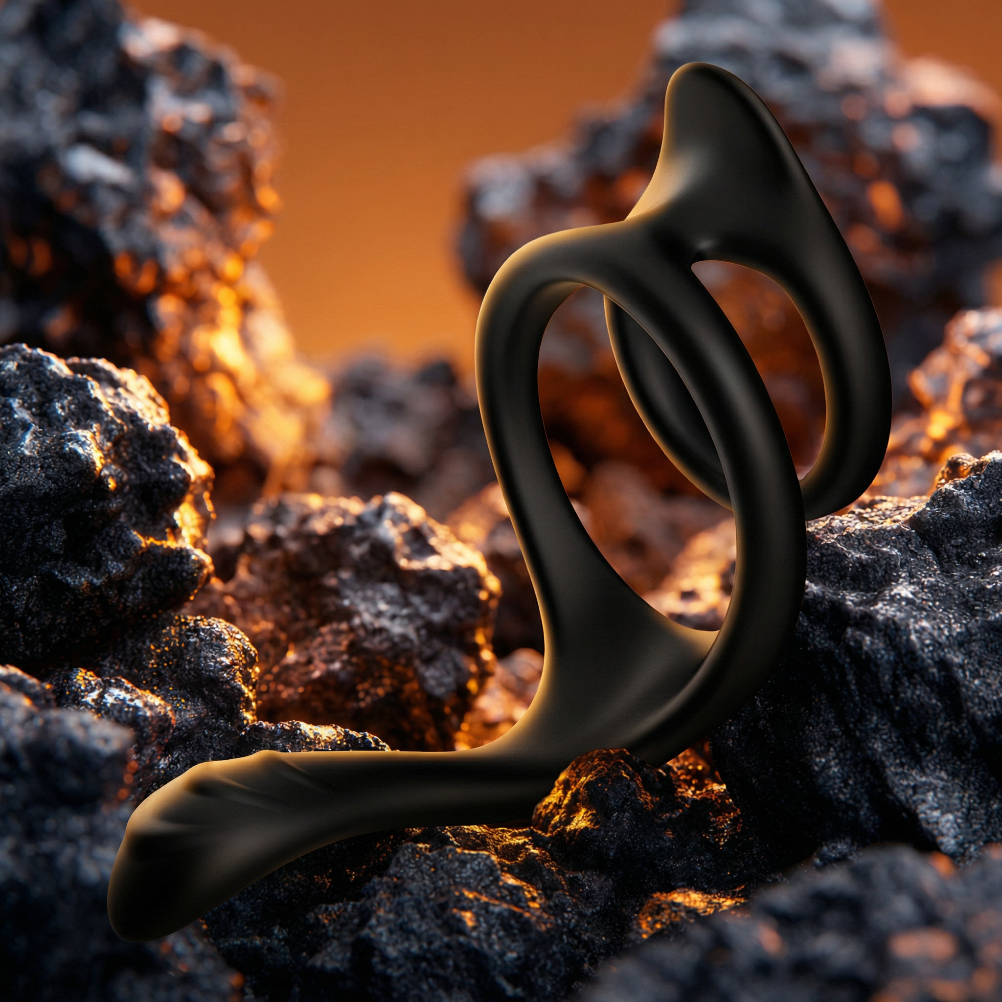 Power loop (Ergonomic Silicone Male Chastity Device)