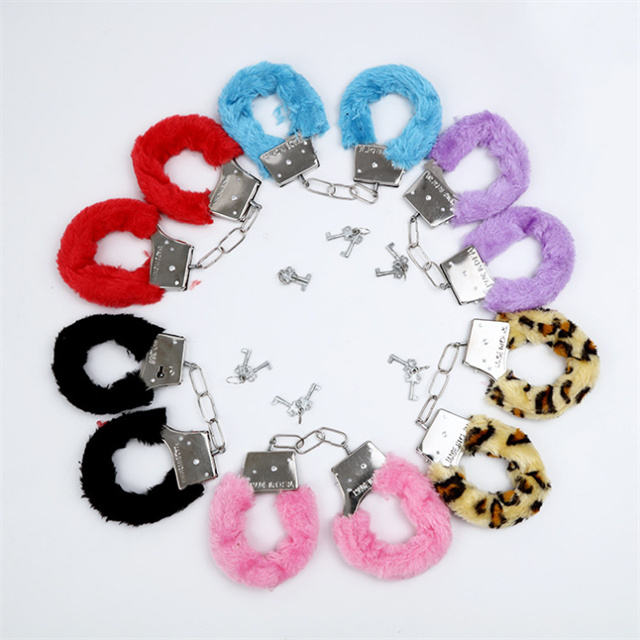 Love Shackles (Fuzzy Red Handcuffs)