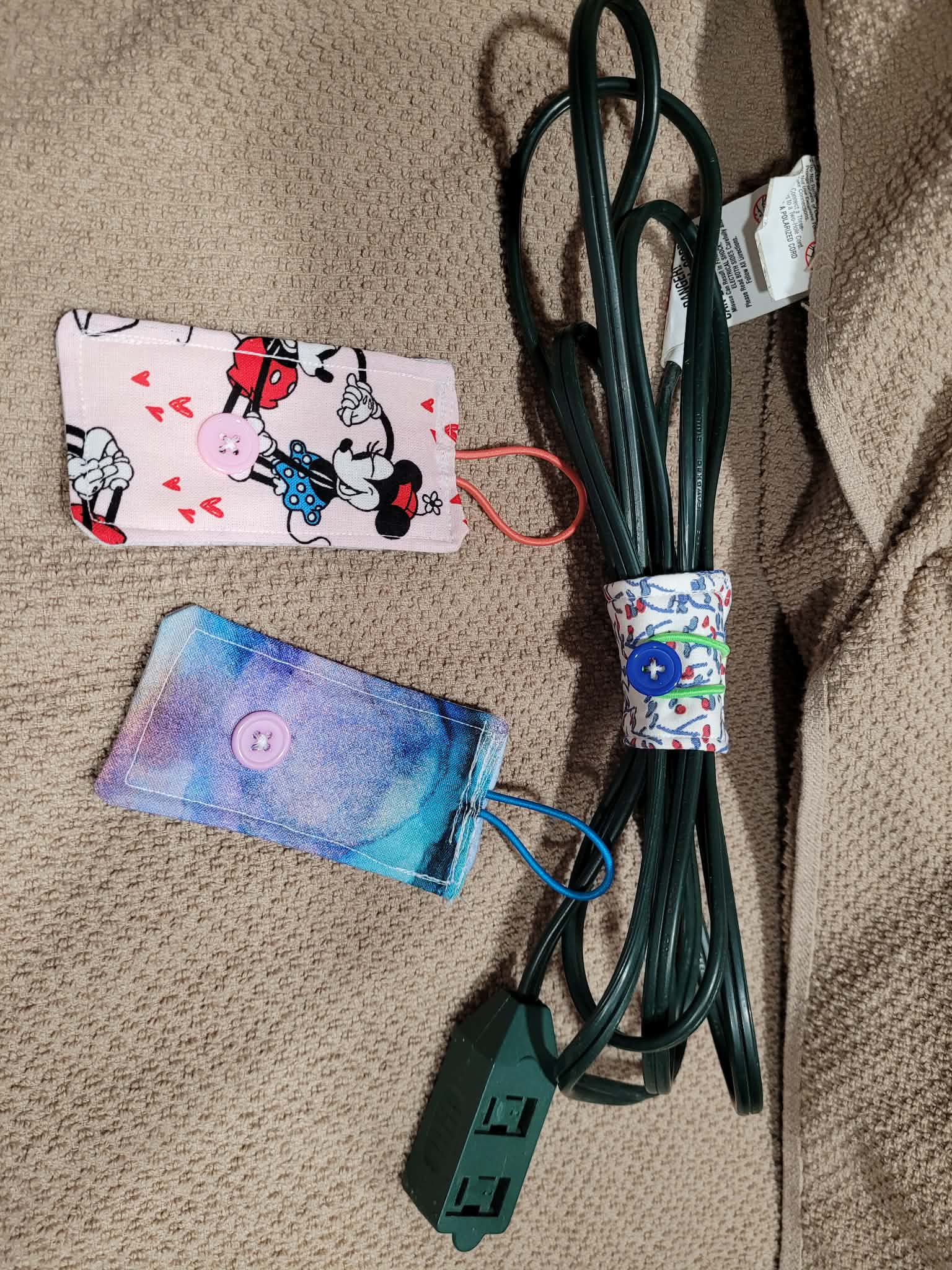 Fabric Cord Wrap Holderz Set