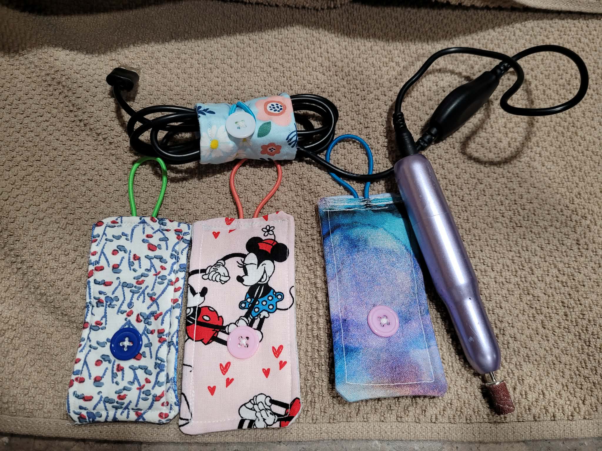 Fabric Cord Wrap Holderz Set