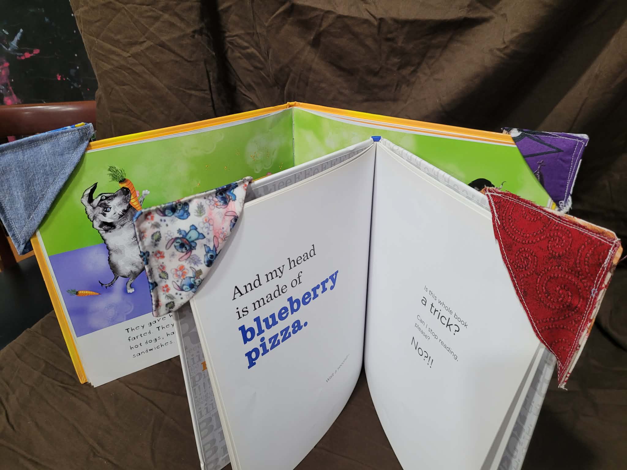 Patchwork Fabric Corner Bookmarks Buy More Special! 4 for $10