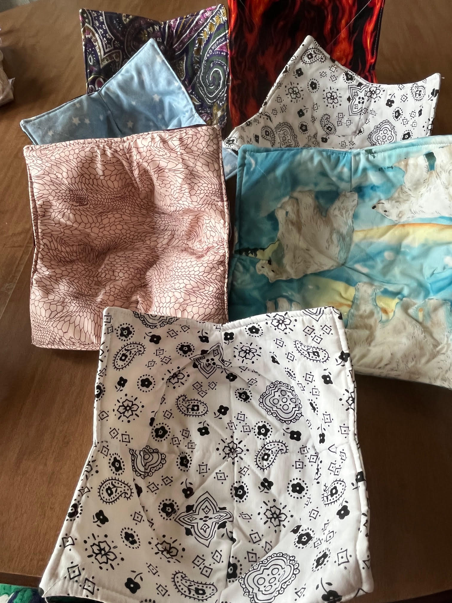 Fabric Bowl Cozies 12" Buy More Special! 2 for $22!