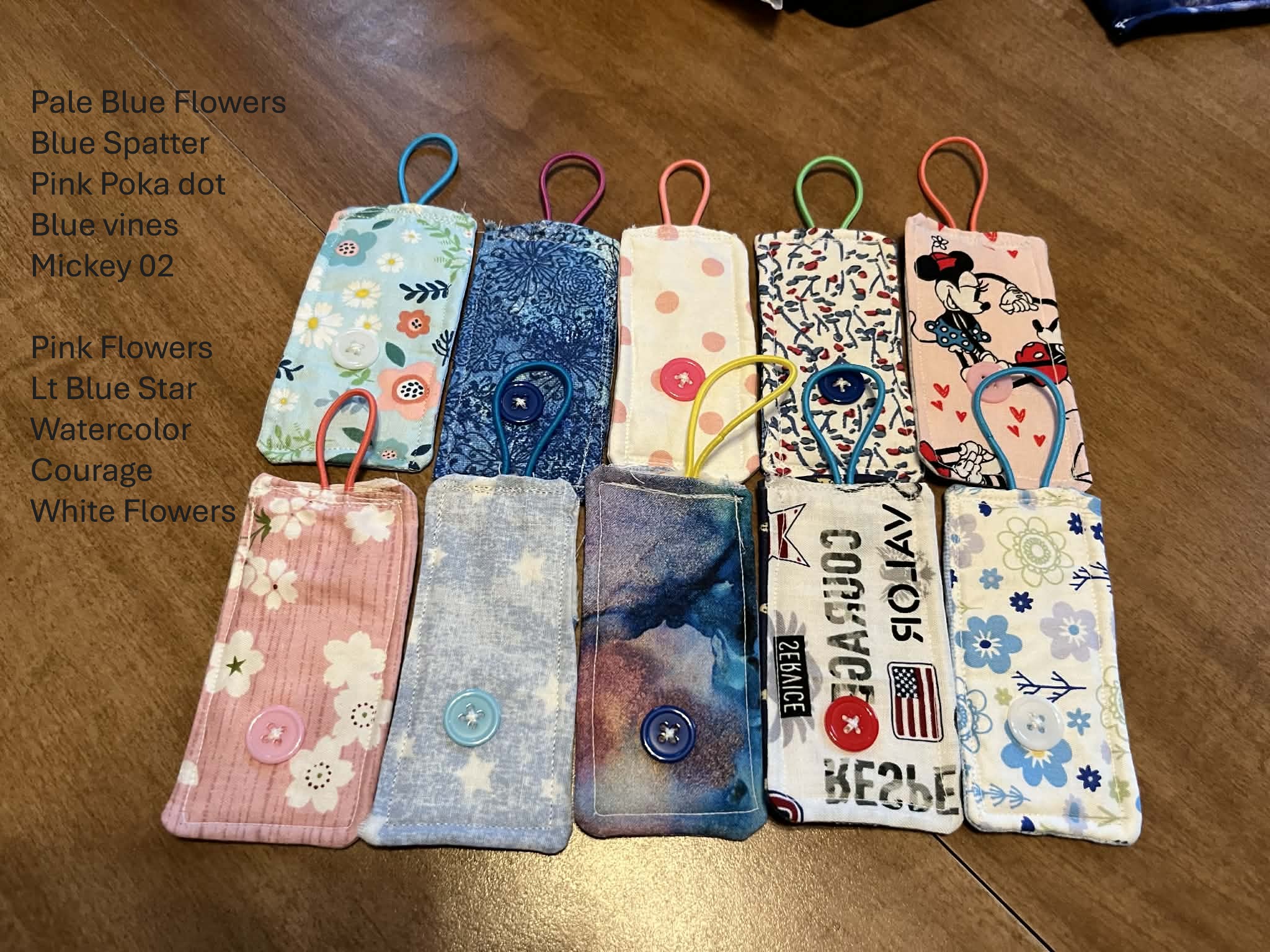 Fabric Cord Wrap Holderz Set