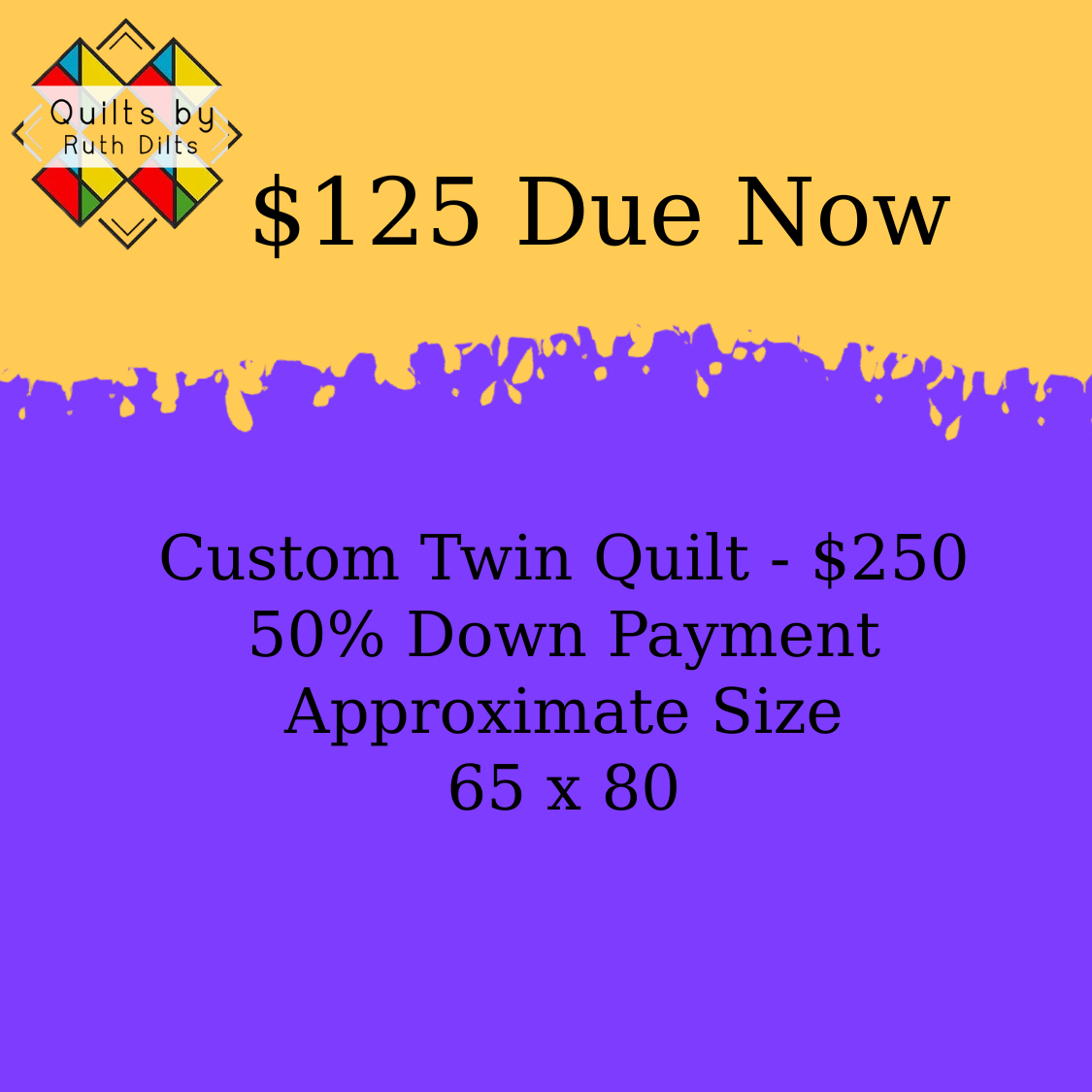 Custom Twin Quilt Design
