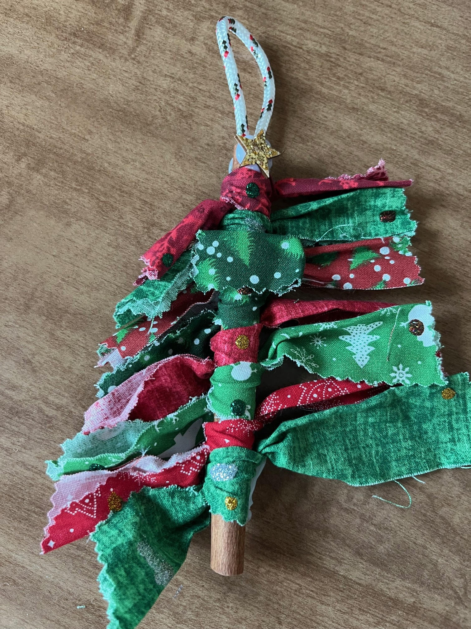 Fabric Christmas Tree Ornament Buy More Special! 4 for $10