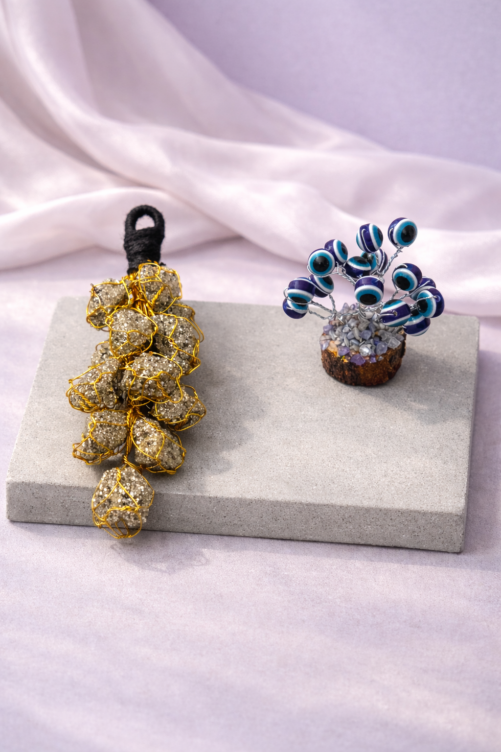 Pyrite Wealth Grapes (Free Evil Eye Plant)