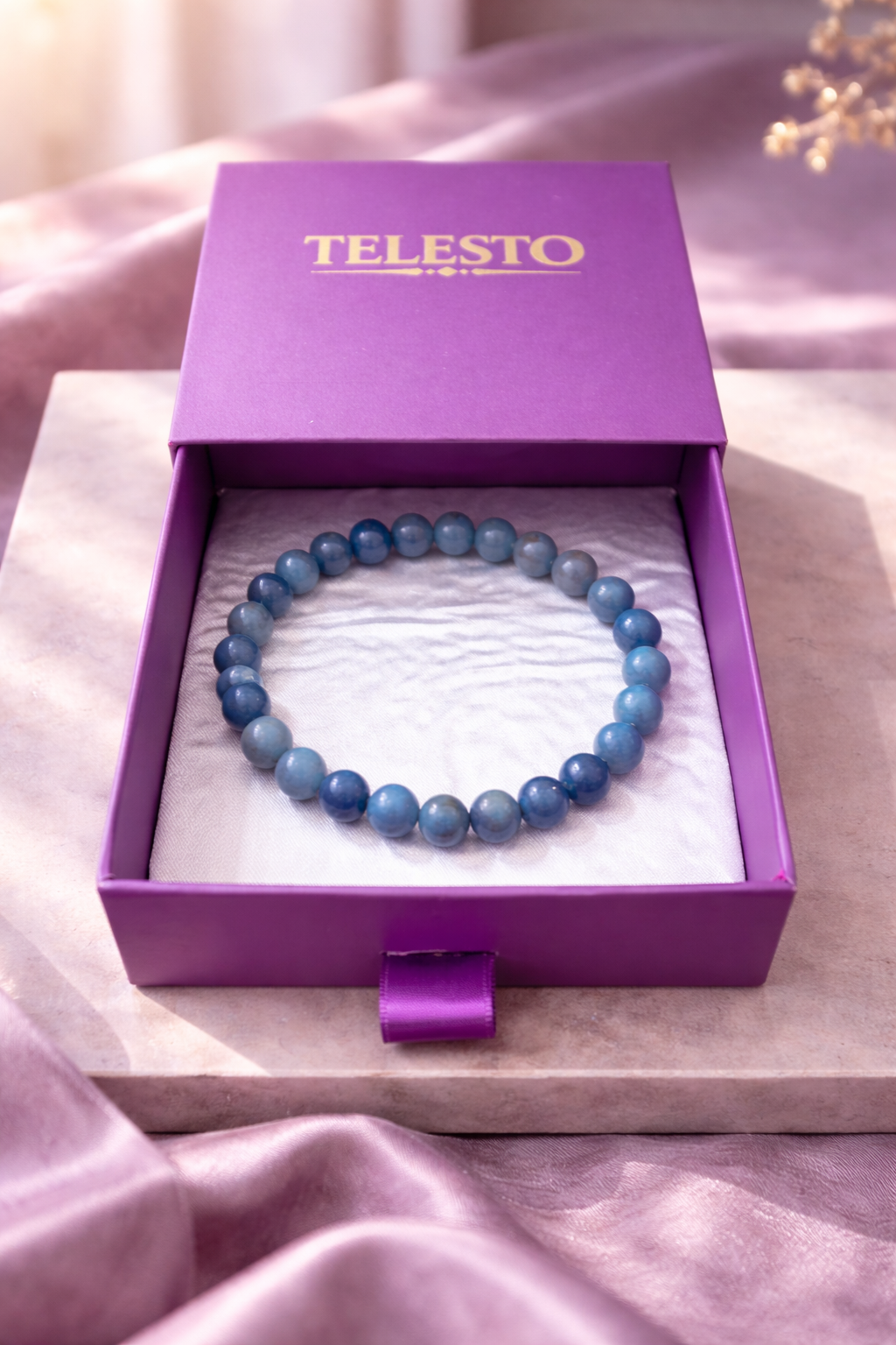 Blue Aventurine Calm Unisex Bracelet 