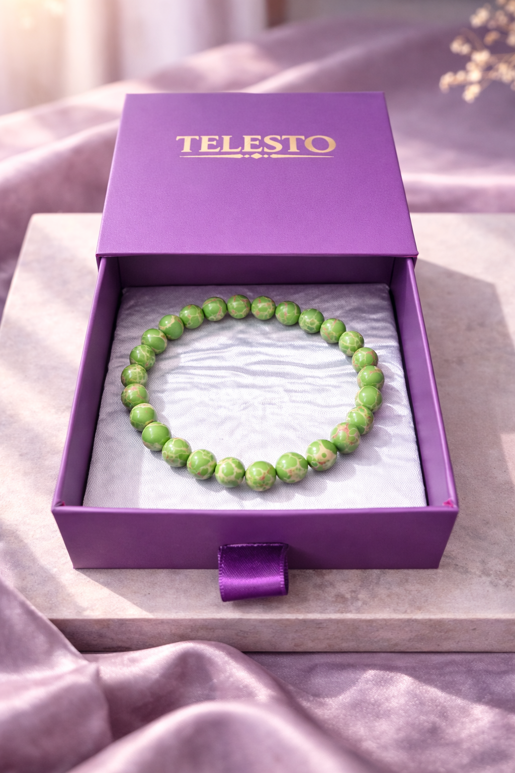 Green Opal Harmony Bracelet | Certificate of Authenticity of Bracelet also included |