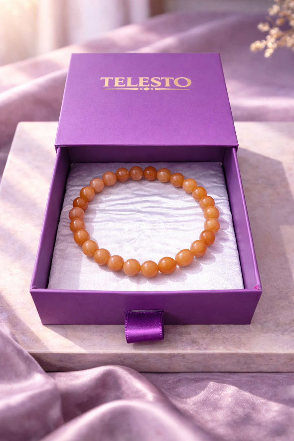 Red Aventurine Drive Bracelet | Certificate of Authenticity of Bracelet also included |
