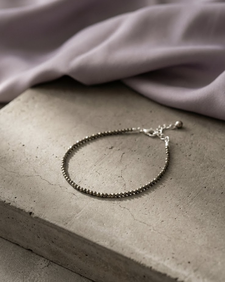 Pyrite Wealth Anklet | Certificate of Authenticity of Anklet also included |