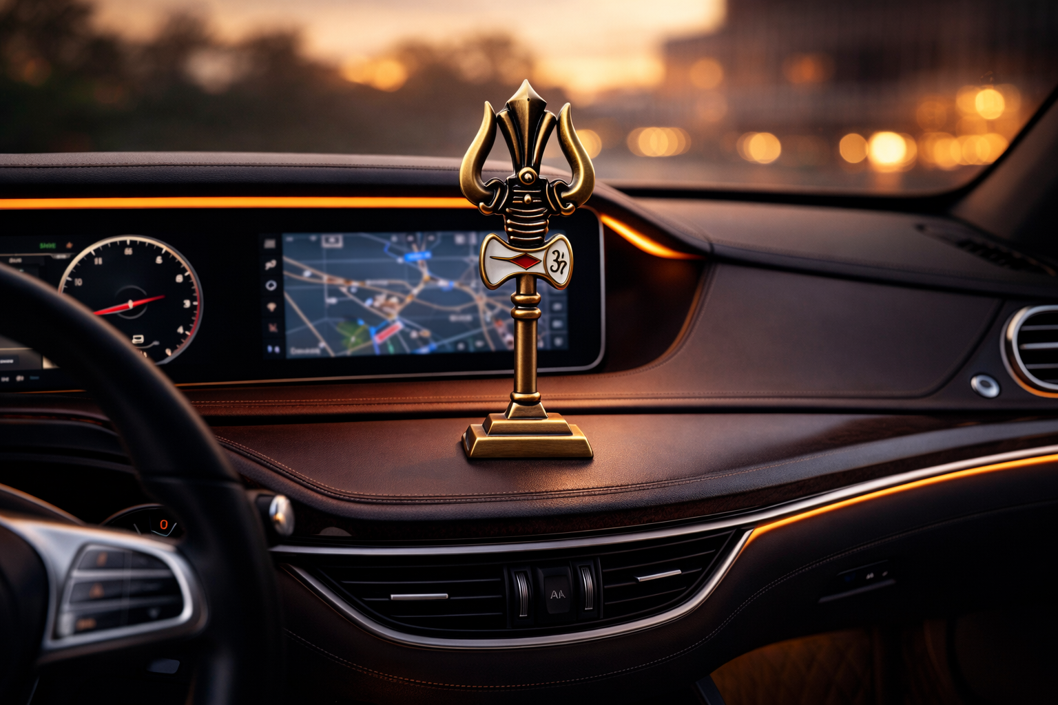 Trishul Car Protection Charm