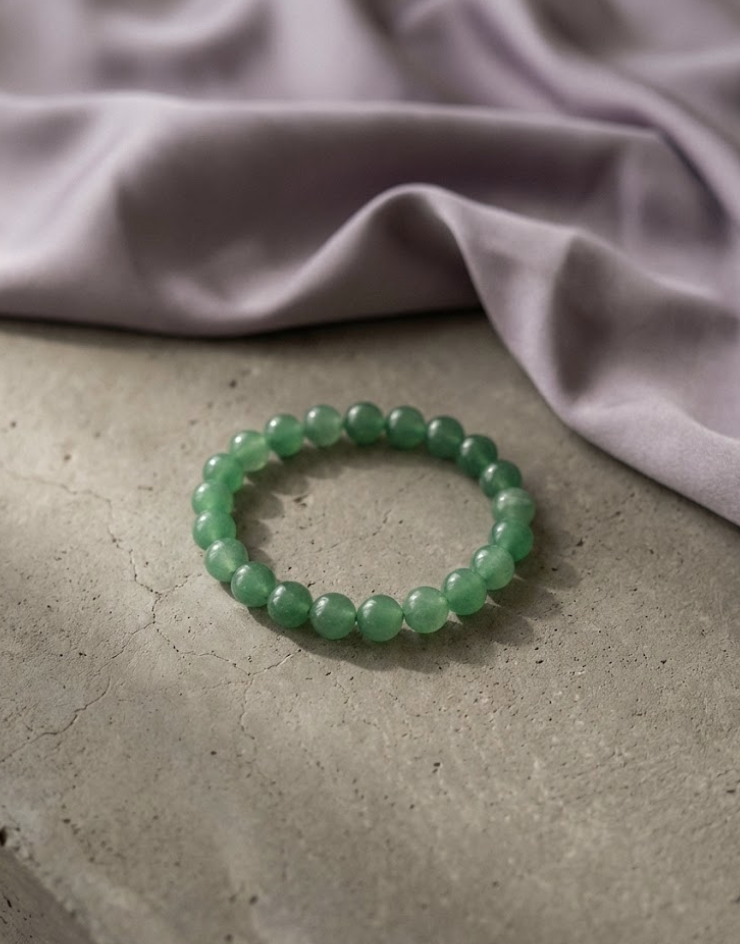Green Aventurine Luck Bracelet | Certificate of Authenticity of Bracelet also included |
