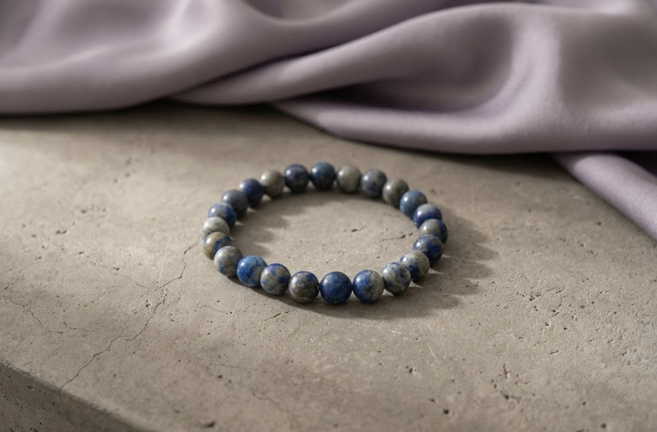 Lapis Lazuli Clarity Bracelet | Certificate of Authenticity of Bracelet also included |