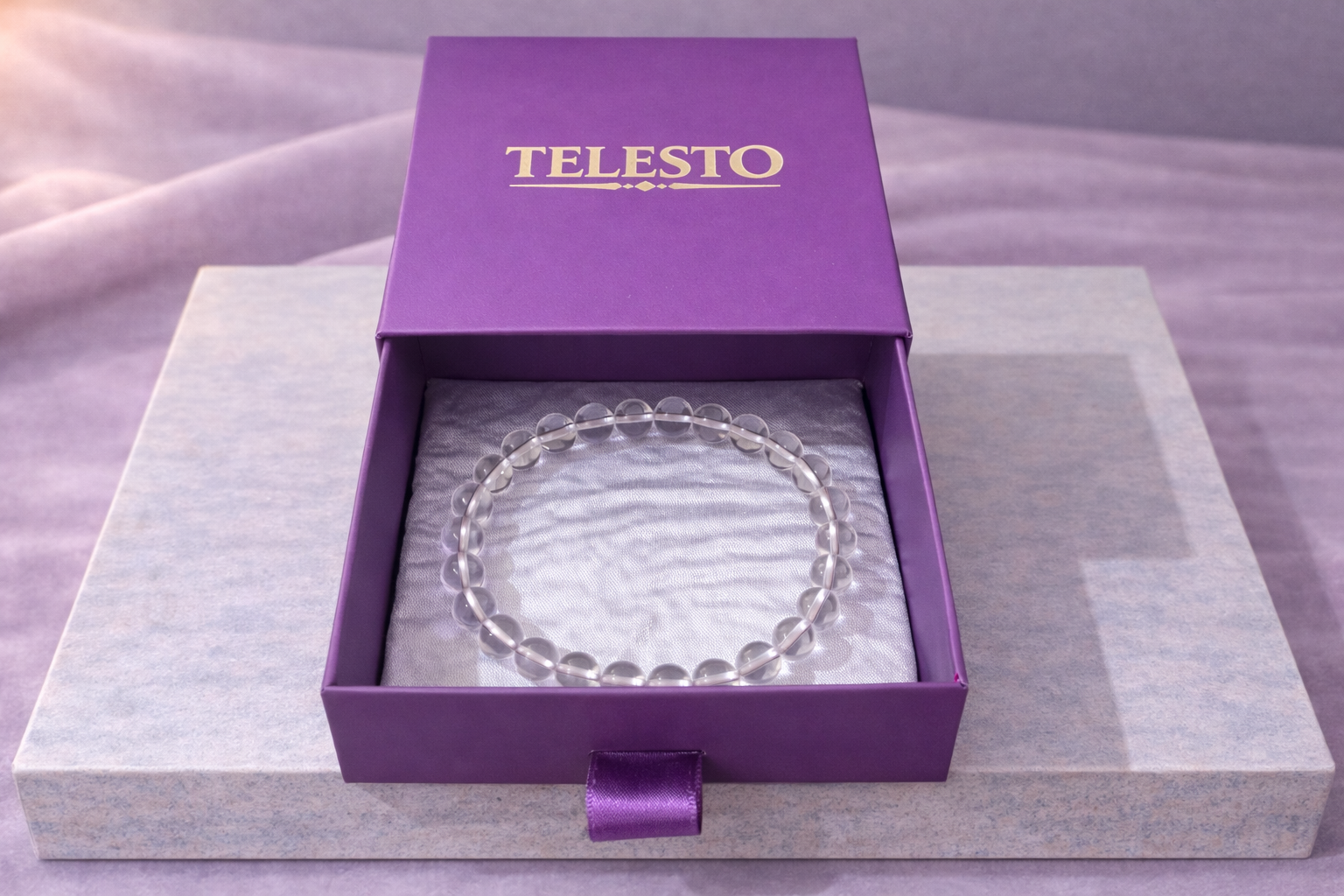 Clear Quartz Focus Bracelet | Certificate of Authenticity of Bracelet also included |