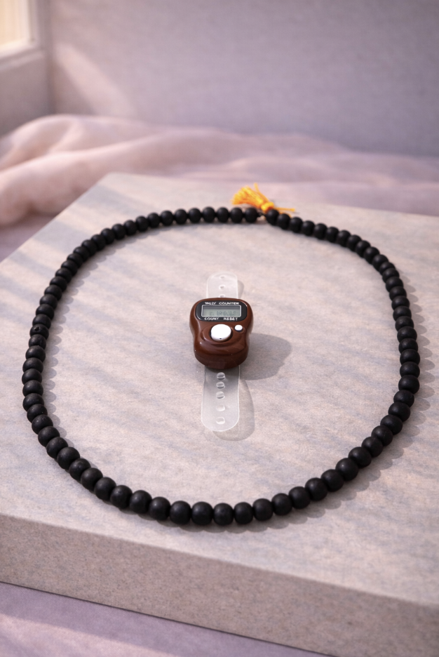 Karungali Mala (Includes FREE Jap Counter ; Authentication Card Included)