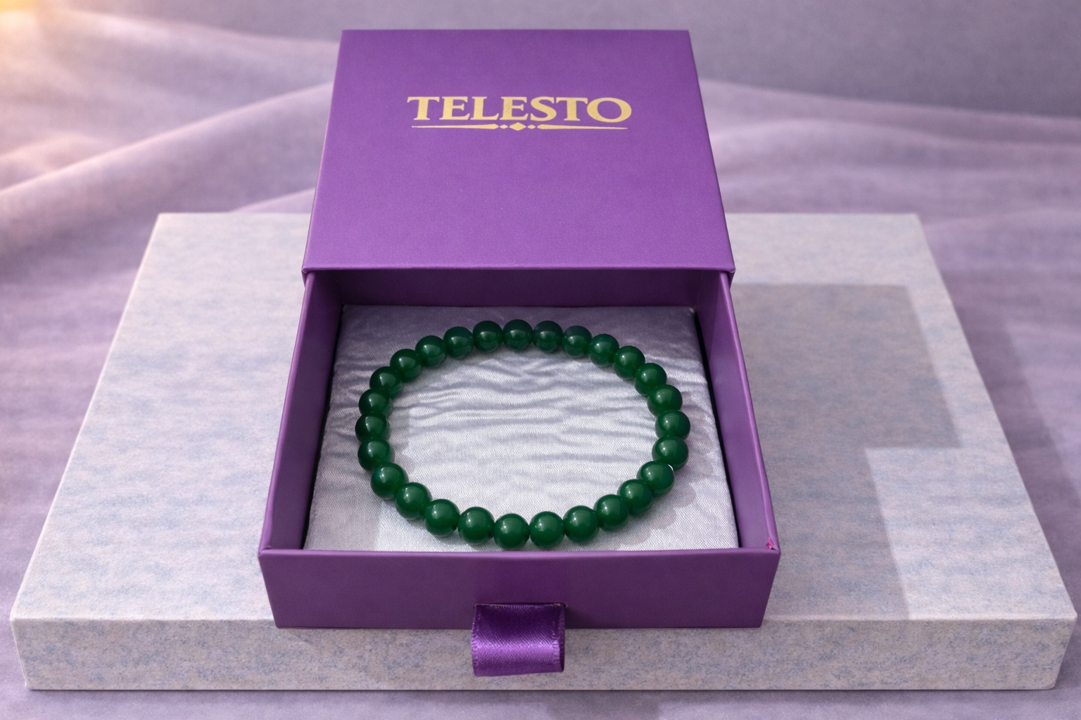 Green Jade Harmony Bracelet | Certificate of Authenticity of Bracelet also included |