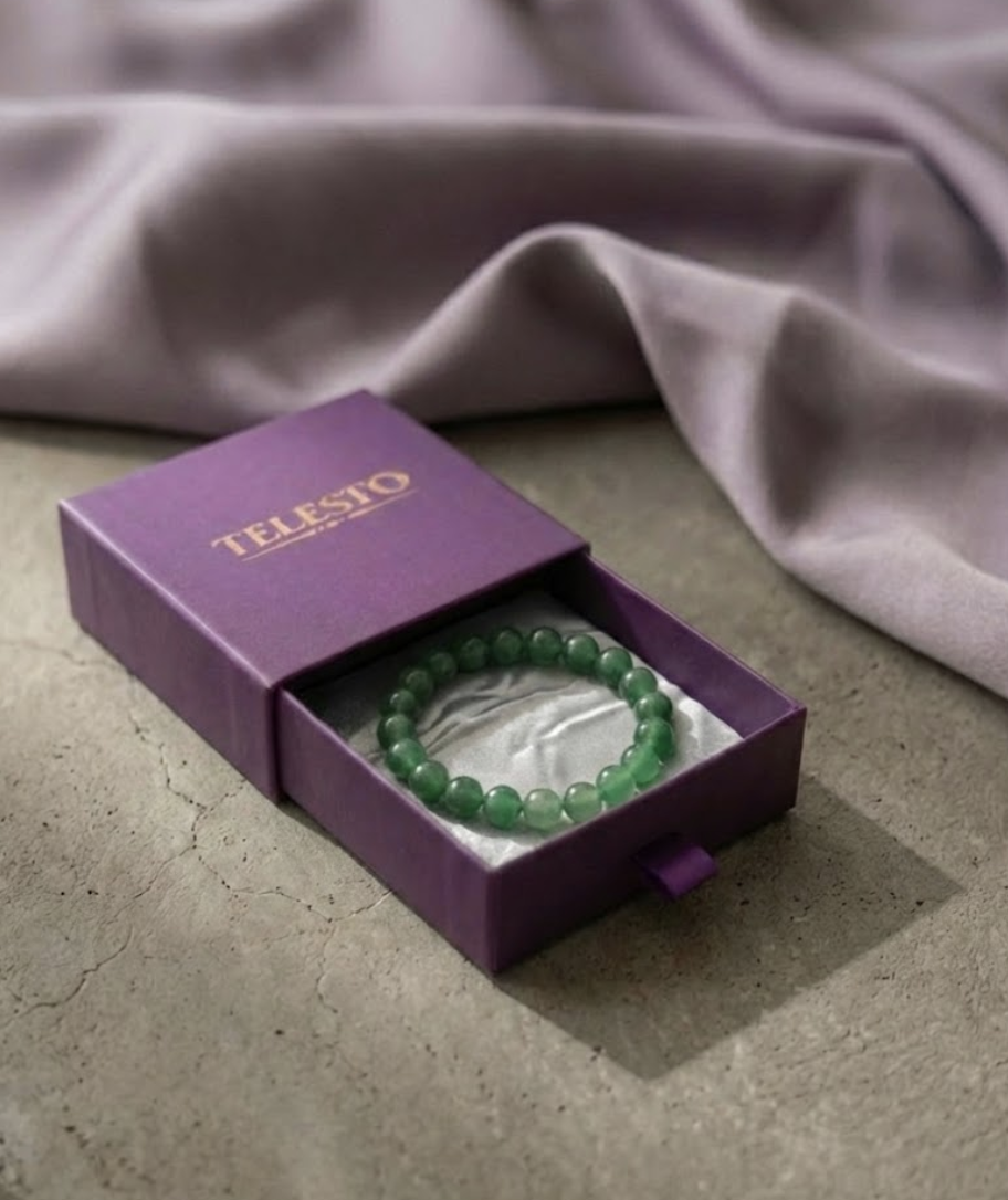 Green Jade Harmony Bracelet | Certificate of Authenticity of Bracelet also included |