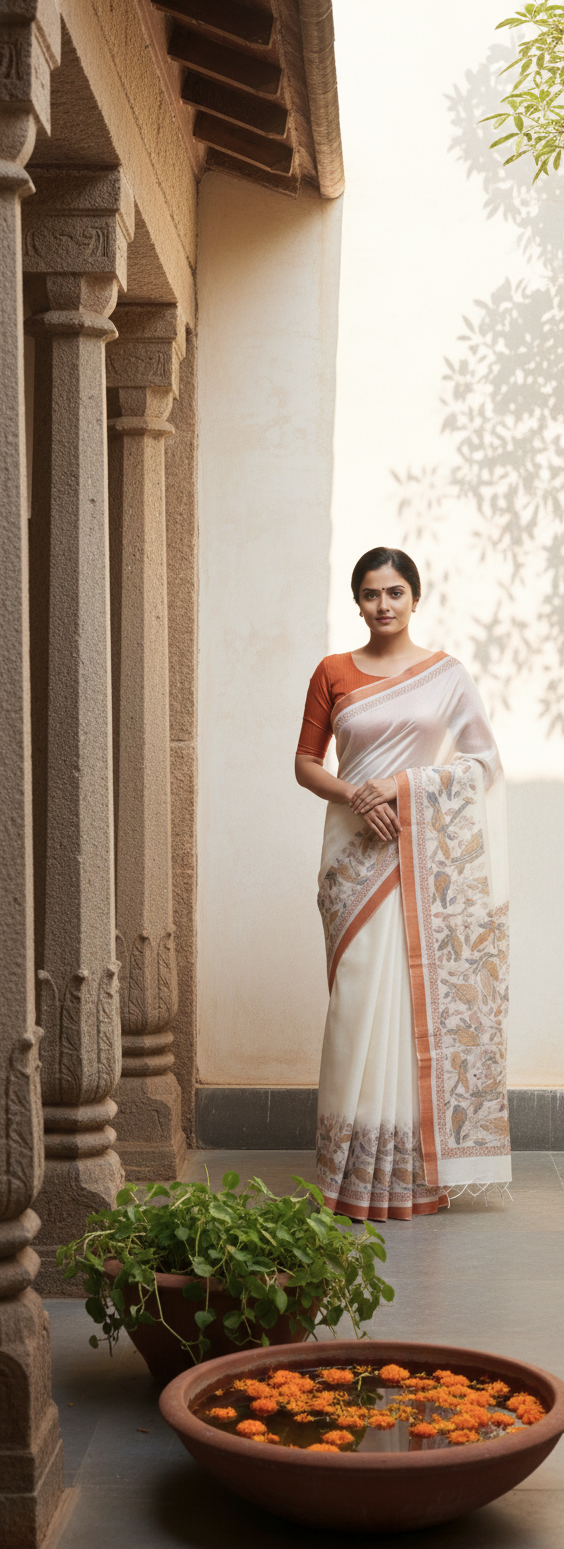 Handcrafted Cotton Sarees Set