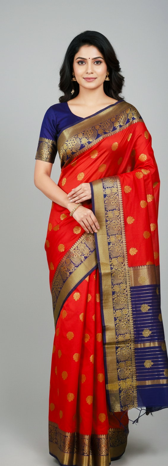 Banarasi Silk Saree Set