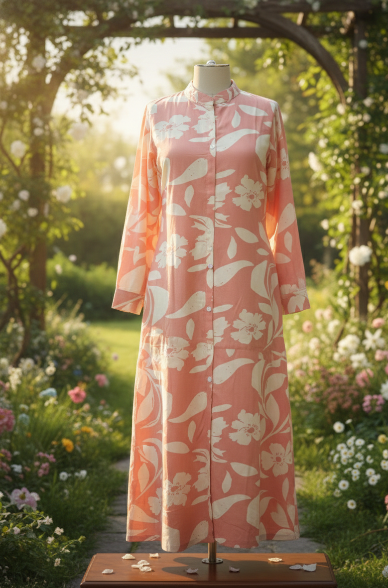 Floral Print Maxi Dress